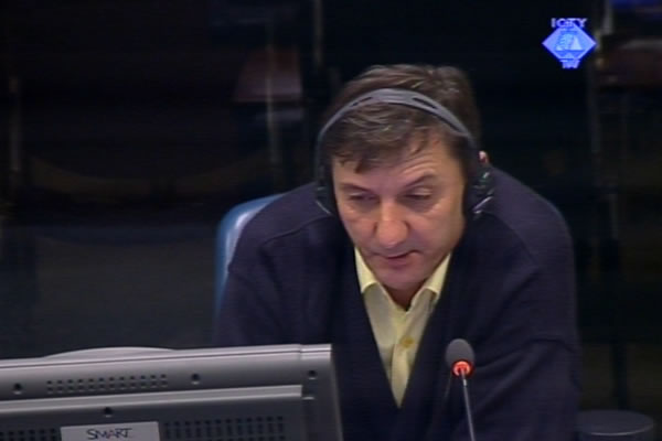 Slobodan Tusevljak, defence witness of Radovan Karadzic