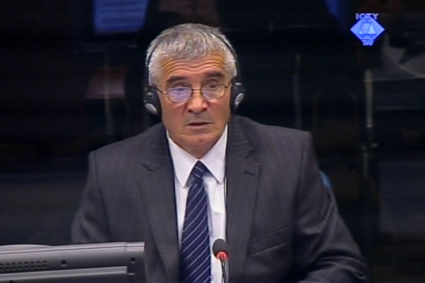 Stojan Dzino, defence witness of Radovan Karadzic