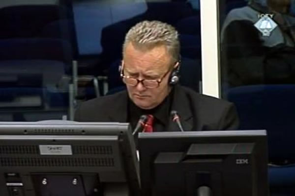 Dragan Maletic, defence witness of Radovan Karadzic