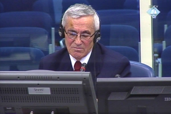 Ratomir Maksimovic, defence witness of Radovan Karadzic