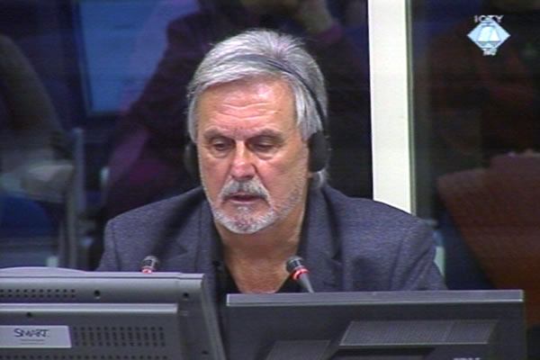 Vladimir Radojčić, defence witness of Radovan Karadzic