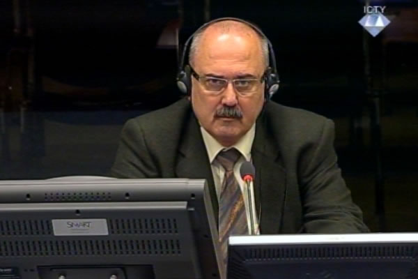 Milenko Indjic, defence witness of Radovan Karadzic