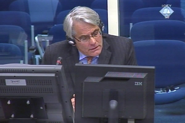 Rupert Smith, witness at the Ratko Mladic trial