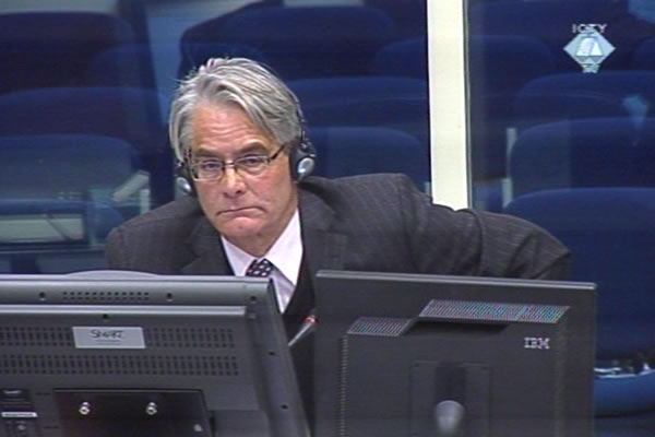 Rupert Smith, witness at the Ratko Mladic trial