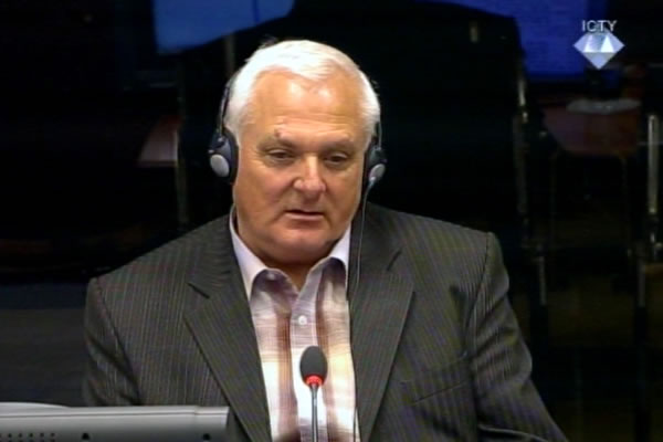 Trivko Pljevaljcic, defence witness of Radovan Karadzic