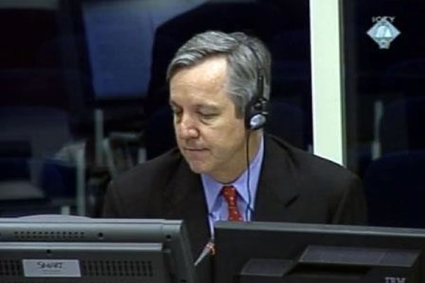 Anthony Banbury, witness at the Ratko Mladic trial