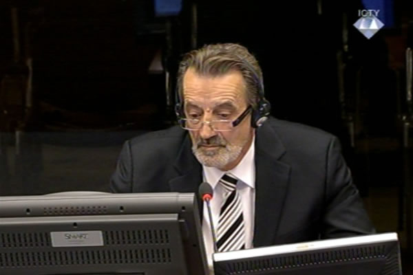 Bakir Nakas, witness at the Ratko Mladic trial