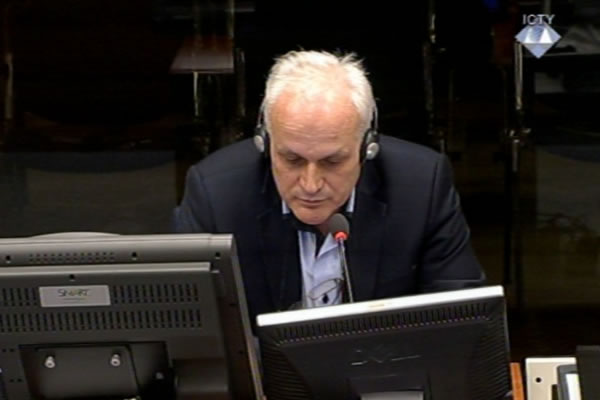 Edin Suljic, witness at the Ratko Mladic trial