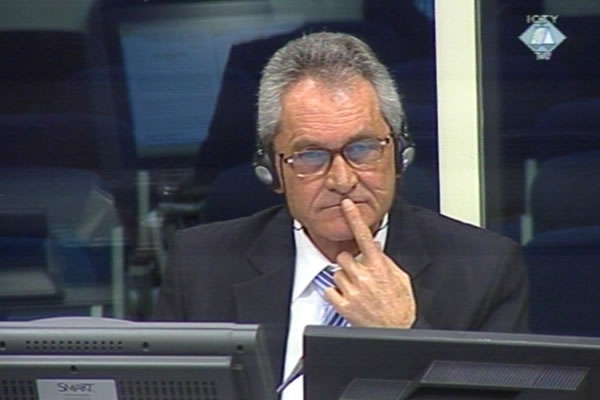 Mile Ujic, defence witness of Radovan Karadzic