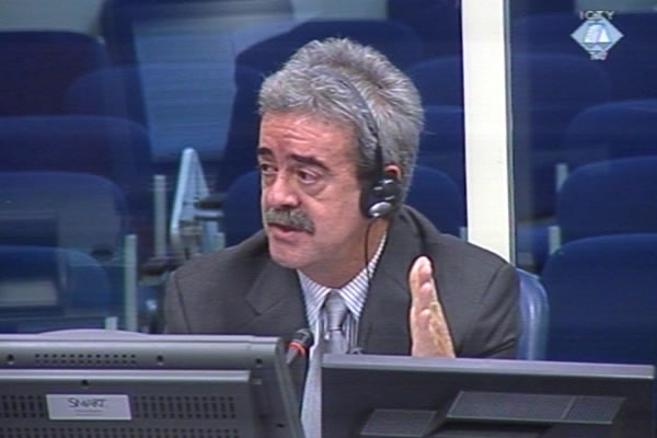 Momir Bulatovic, defence witness of Radovan Karadzic