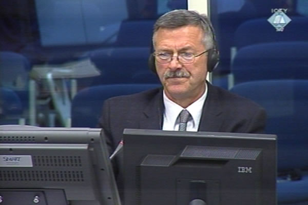 Vitomir Zepinic, defence witness of Radovan Karadzic