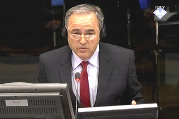 Dobrislav Planojevic, defence witness of Radovan Karadzic
