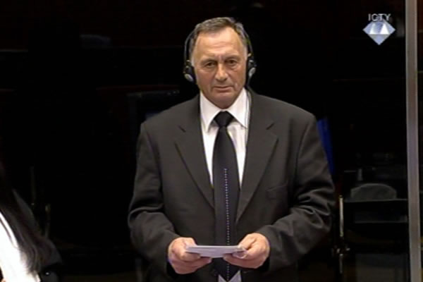 Dragomir Obradovic, defence witness of Radovan Karadzic