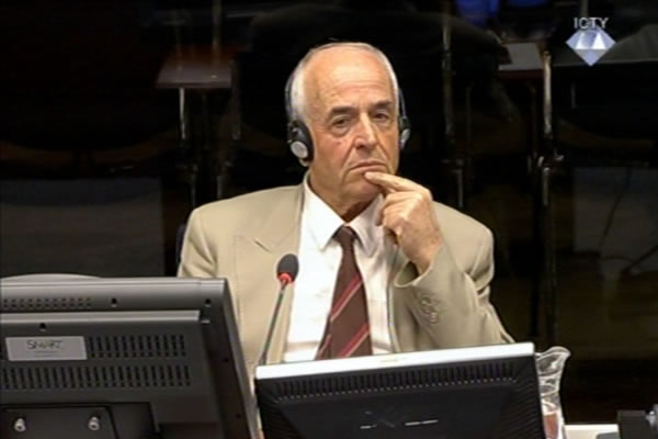 Momcilo Ceklic, defence witness of Radovan Karadzic