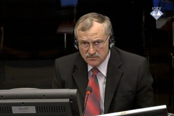 Pero Markovic, defence witness of Radovan Karadzic