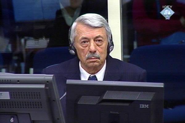 Gojko Cekic, defence witness of Radovan Karadzic