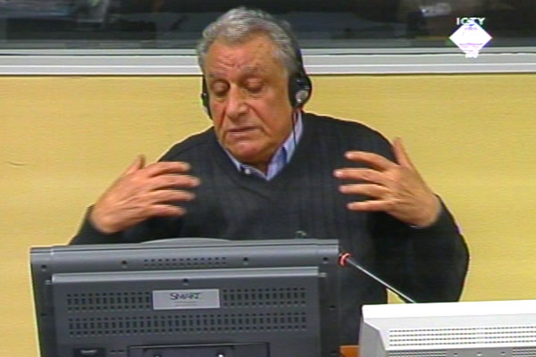 Hicham Malla, witness at the Goran Hadzic trial