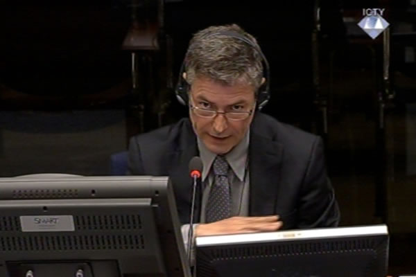 Jean-Rene Ruez, witness at the Ratko Mladic trial