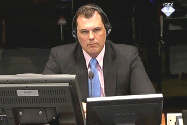 Leendert van Duijn, witness at the Ratko Mladic trial