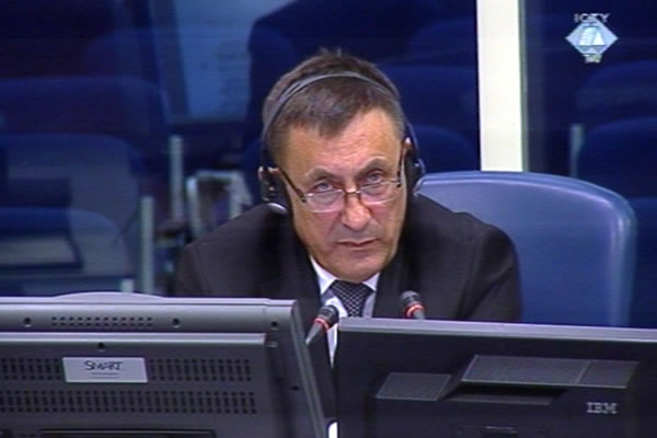 Milovan Bjelica, defence witness of Radovan Karadzic