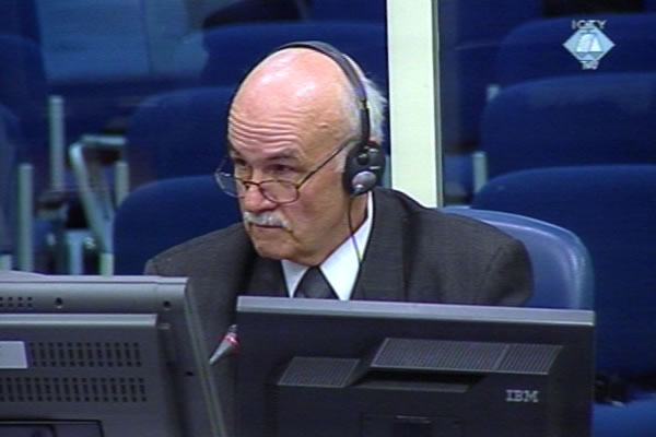 Slavko Kralj, defence witness of Radovan Karadzic