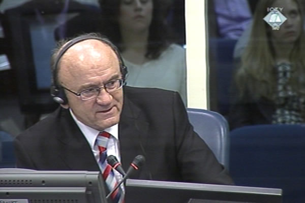 Stanislav Galic, defence witness of Radovan Karadzic