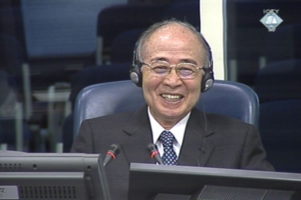 Yasushi Akashi, defence witness of Radovan Karadzic