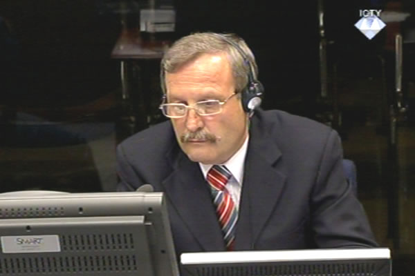 Milan Martic, defence witness of Radovan Karadzic