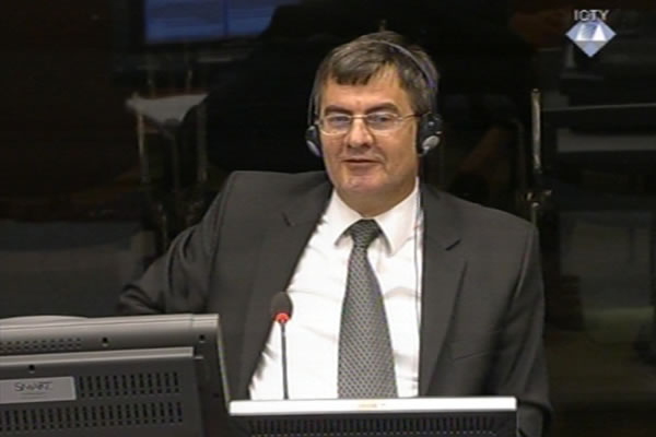 Mile Poparic, defence witness of Radovan Karadzic