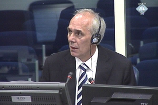 Ljubomir Borovcanin, defence witness of Radovan Karadzic