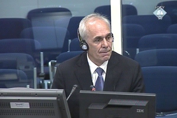 Ljubomir Borovcanin, defence witness of Radovan Karadzic