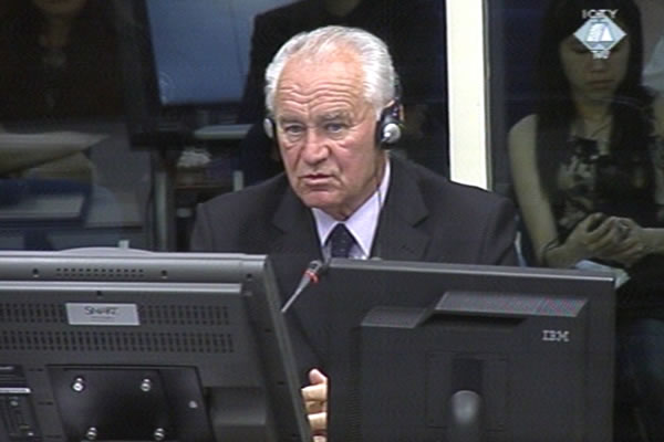 Milan Ninković, defence witness of Radovan Karadzic