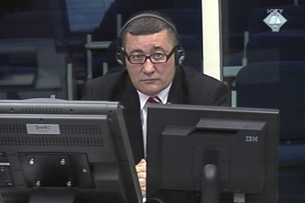 Milenko Karisik, defence witness of Radovan Karadzic