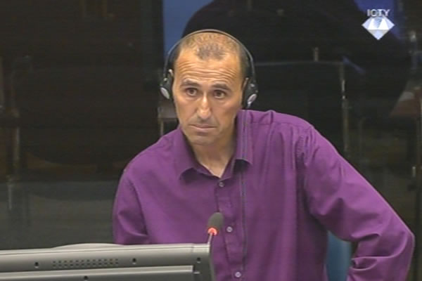 Milenko Pepic, witness at the Ratko Mladic trial