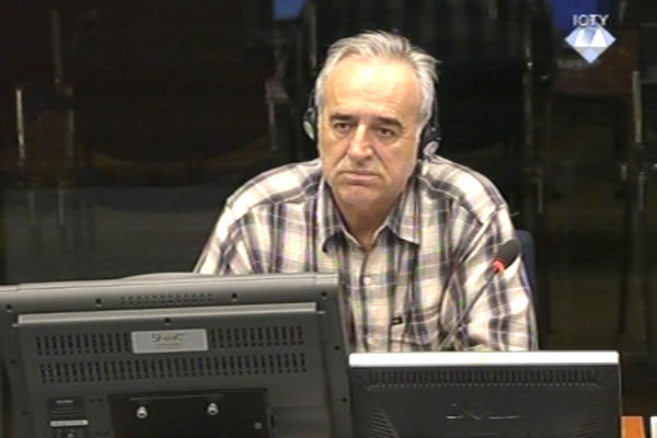 Momir Nikolic, witness at the Ratko Mladic trial