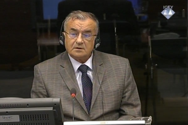 Petar Salapura, witness at the Ratko Mladic trial