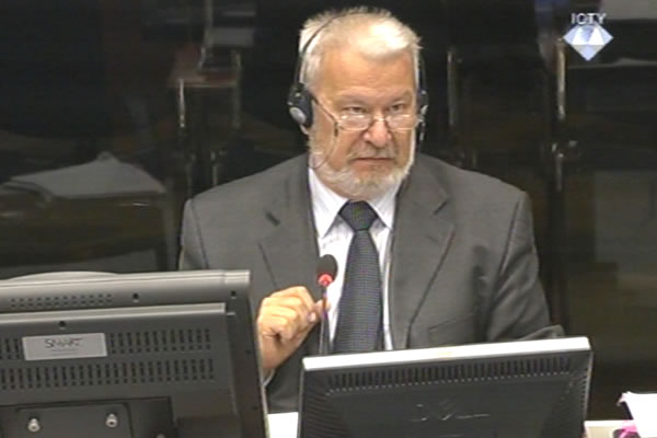 Dusan Dunjic, defence witness of Radovan Karadzic