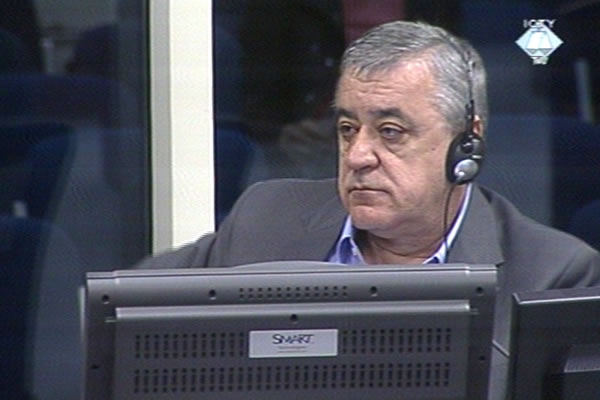 Milomir Savcic, defence witness of Radovan Karadzic