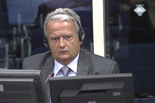 Petar Skrbic, witness at the Ratko Mladic trial