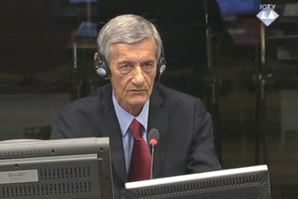 Radovan Radinovic, defence witness of Radovan Karadzic