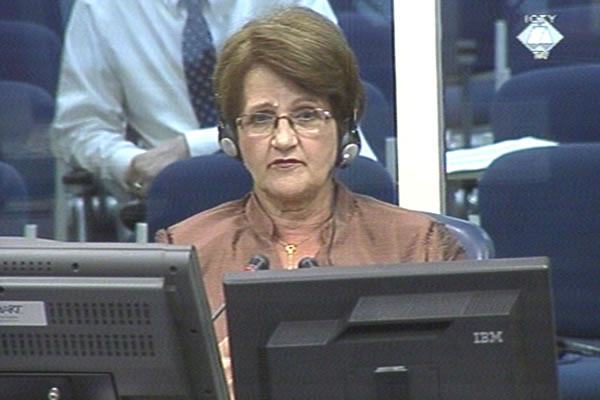Teufika Ibrahimefendic, witness at the Ratko Mladic trial