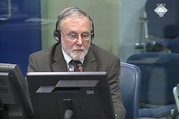 William Haglund, witness at the Ratko Mladic trial