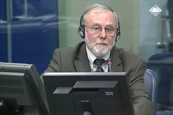 William Haglund, witness at the Ratko Mladic trial
