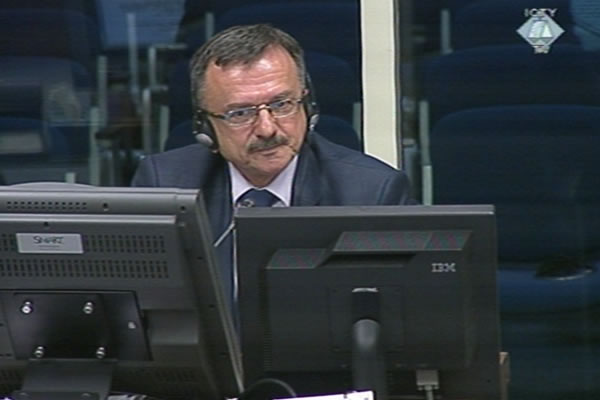 Emir Turkusic, witness at the Ratko Mladic trial
