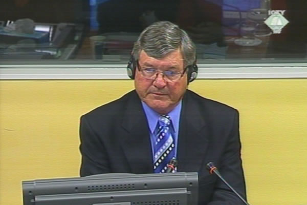 John Wilson, witness at the Goran Hadzic trial