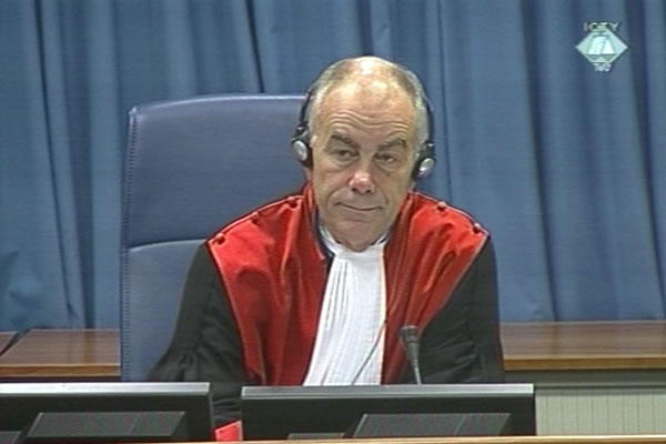 Frederik Harhoff, the Danish judge at the Tribunal