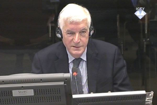 John Clark, witness at the Ratko Mladic trial