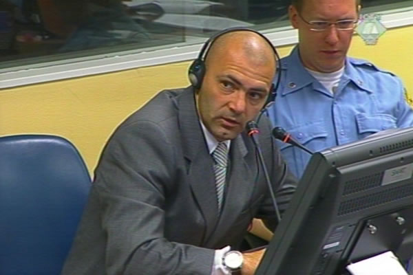Vilim Karlovic, witness at the Goran Hadzic trial