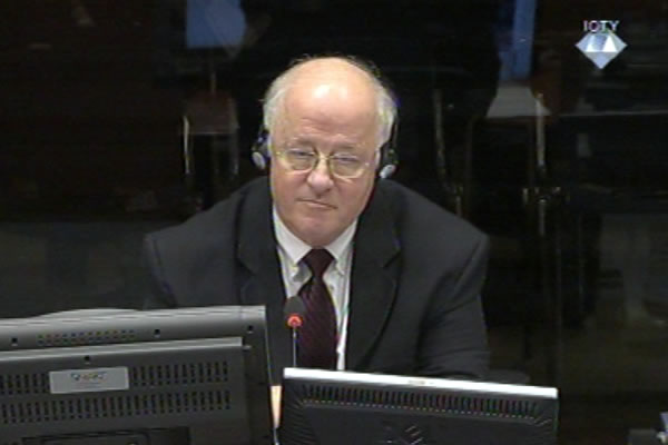 András Riedlmayer, witness at the Ratko Mladic trial