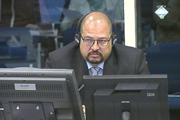 Fredy Peccerelli, witness at the Ratko Mladic trial